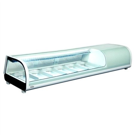 Vitrină frigorifică pentru sushi, 62L, Combi Steel