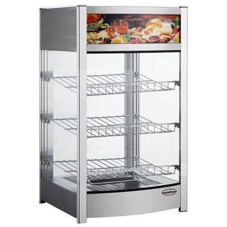 Vitrină de servire caldă, 97 litri, Combi Steel