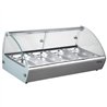 Vitrină de servire, 4 tăvi GN, încălzire, HOT DISPLAY 4 1/3 GN, Combi Steel