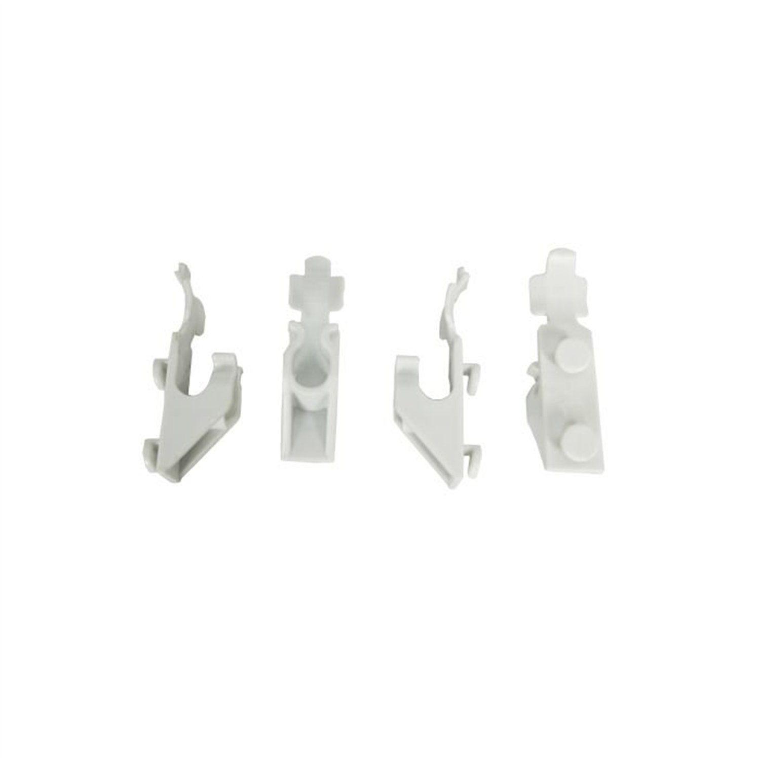 Set 4 clips albe pentru prindere, model 7487.0165 NEW SERIES, Combi Steel