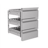Set sertare, monobloc, închidere ușoară, 1/3, Combisteel