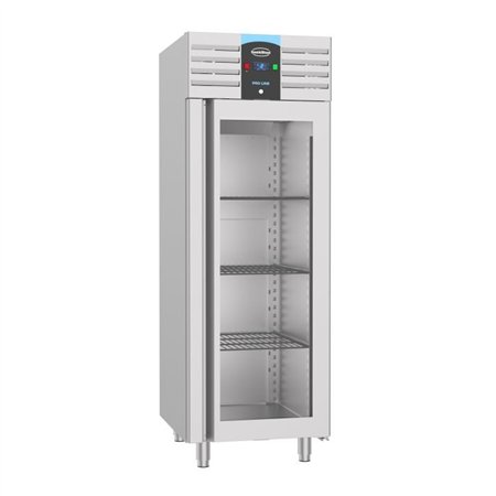 Congelator cu ușă din sticlă, mono bloc, 700 L, Combi Steel