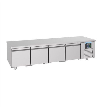 Masă frigorifică, 4 uși, înălțime 600 mm, REFRIGERATED COUNTER 600 HEIGHT 4 DOORS, Combi Steel