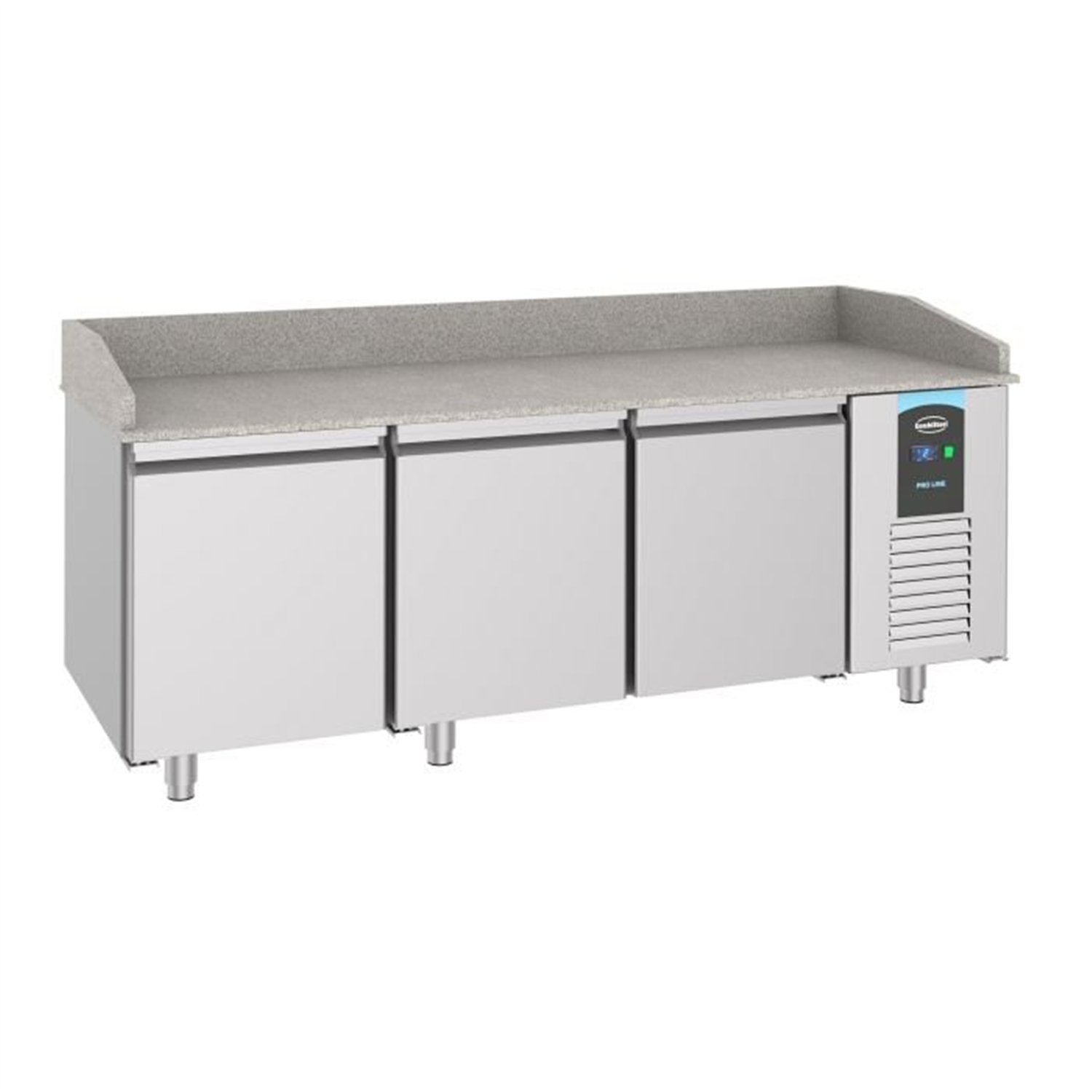Mese de preparare pizza, 3 uși, PIZZA COUNTER 3 DOORS, Combi Steel