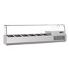 Masă refrigerată, 6 compartimente 1/3 GN, Combi Steel