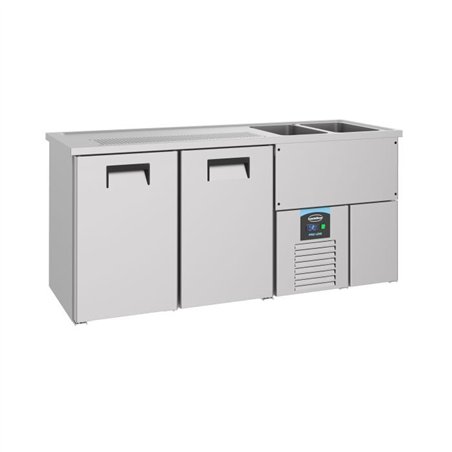 Răcitor bere, 2 uși, 2 rafturi, BEER COUNTER 2 DOORS 2R, Combi Steel