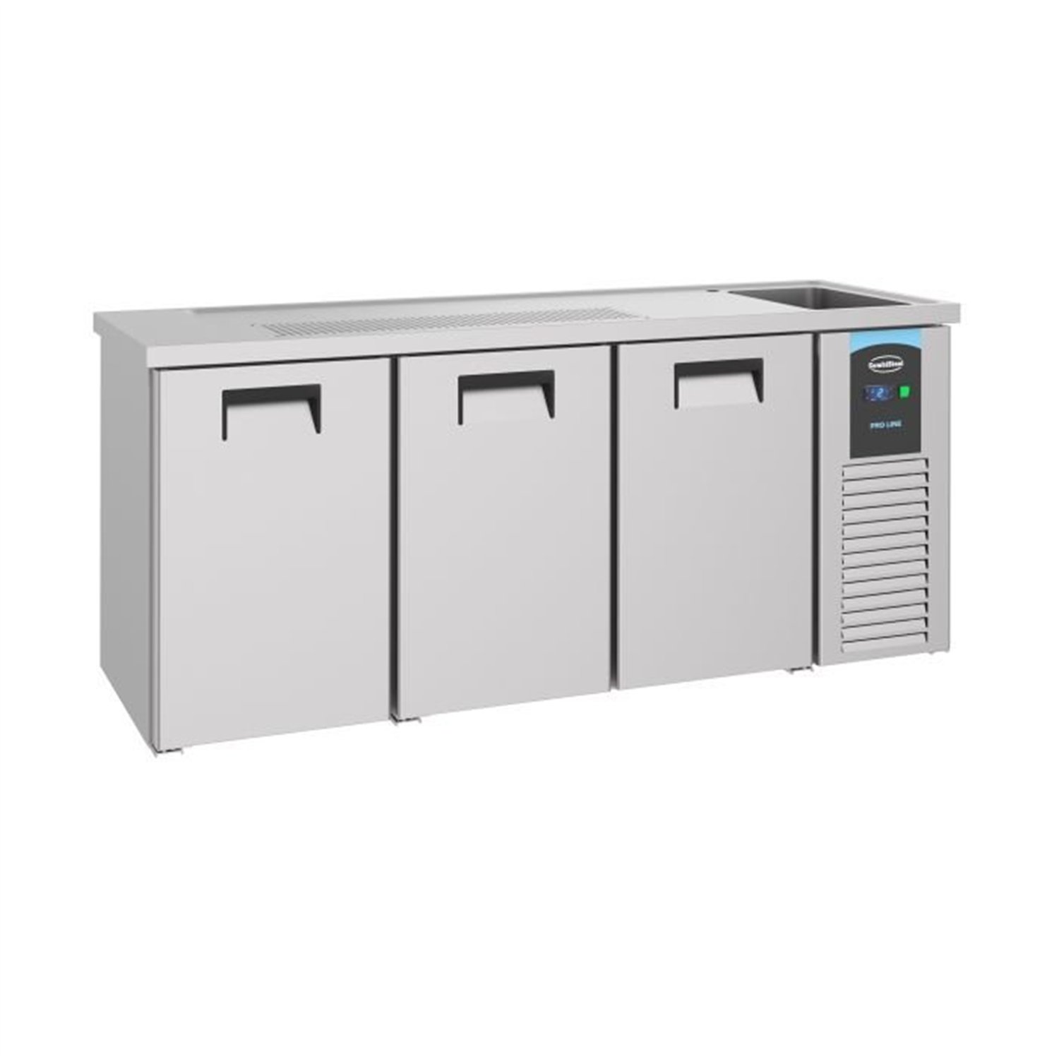 Răcitor bere, 3 uși, 1 raft, BEER COUNTER 3 DOORS 1R, Combi Steel