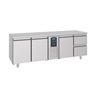 Masă frigorifică, 3 uși și 2 sertare, monobloc, Energy Line, 700 REFRIGERATED COUNTER 3 DOORS AND 2 DRAWERS MONOBLOCK ENERGY LIN