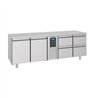 Masă frigorifică, 2 uși și 4 sertare, monobloc, Energy Line, 700 REFRIGERATED COUNTER 2 DOORS AND 4 DRAWERS MONOBLOCK ENERGY LIN