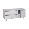 Masă frigorifică, 6 sertare, monobloc, linie energetică, 700 REFRIGERATED COUNTER 6 DRAWERS MONOBLOCK ENERGY LINE, Combi Steel