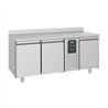 Masă frigorifică, 3 uși, mono bloc, 700 REFRIGERATED COUNTER UPSTAND, Combi Steel