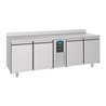 Masă frigorifică, 4 uși, monobloc, linie energetică, 700 REFRIGERATED COUNTER UPSTAND, Combi Steel