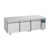 Masă refrigerată, 600 mm înălțime, 3 sertare, REFRIGERATED COUNTER 600 HEIGHT 3 DRAWERS, Combi Steel