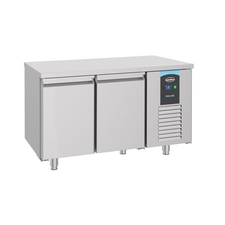 Masă frigorifică, 2 uși, eficiență energetică, 700 REFRIGERATED COUNTER 2 DOORS ENERGY LINE, Combi Steel