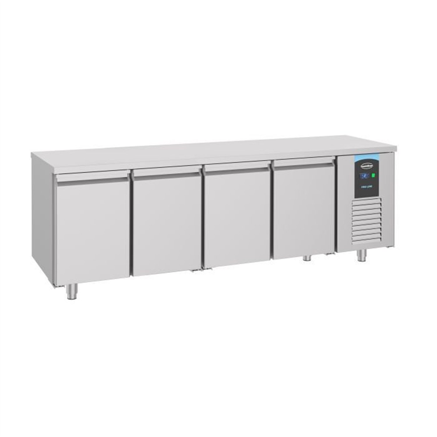 Masă frigorifică, 4 uși, linie energetică, 700 REFRIGERATED COUNTER ENERGY LINE, Combi Steel