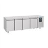 Masă frigorifică, 4 uși, linie energetică, 700 REFRIGERATED COUNTER ENERGY LINE, Combi Steel