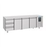 Masă frigorifică, 3 uși, 3 sertare, model 700 REFRIGERATED COUNTER 3 DOORS 3 DRAWERS ENERGY LINE, Combi Steel
