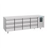 Masă refrigerată, 12 sertare, linie energetică, 700 REFRIGERATED COUNTER 12 DRAWERS ENERGY LINE, Combi Steel