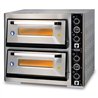 Cuptor pentru pizza, dublu, 2 x 4 tăvi, ELEC. PIZZA OVEN DOUBLE 2 X 4, Combi Steel