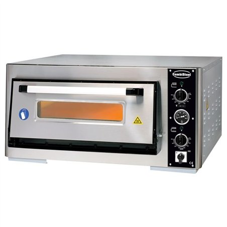Cuptor pentru pizza, 1 compartiment, capacitate 6 pizza, ELEC. PIZZA OVEN SINGLE 1 X 6, Combi Steel