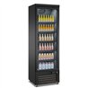 Vitrină frigorifică frigorifică cu ușă din sticlă, 1 ușă, negru, CEB-500R BL, Combi Steel