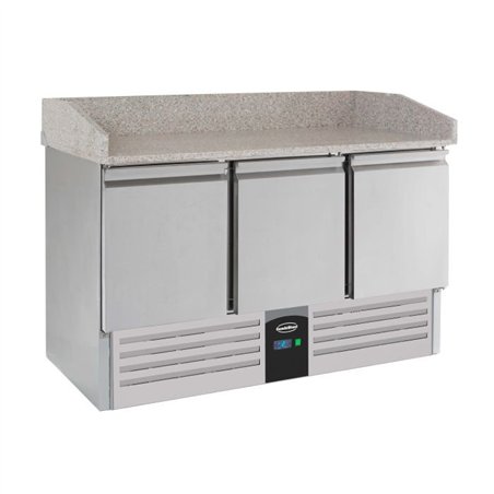Mese cu răcire pentru pizza, 3 uși, PIZZA COUNTER 3 DOORS, Combi Steel