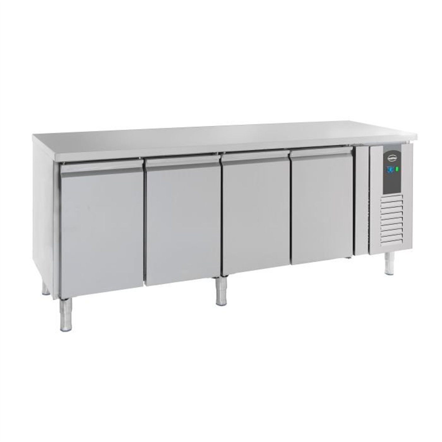 Masă frigorifică, 4 uși, 600 REFRIGERATED COUNTER, Combi Steel