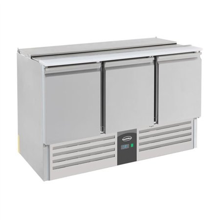 Saladette refrigerată, 3 uși, Combi Steel