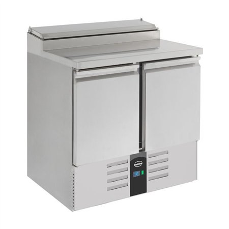 Saladette, 2 uși, 5 compartimente 1/6GN, SALADETTE 2 DOORS 5x1/6GN CONTAINER, Combi Steel