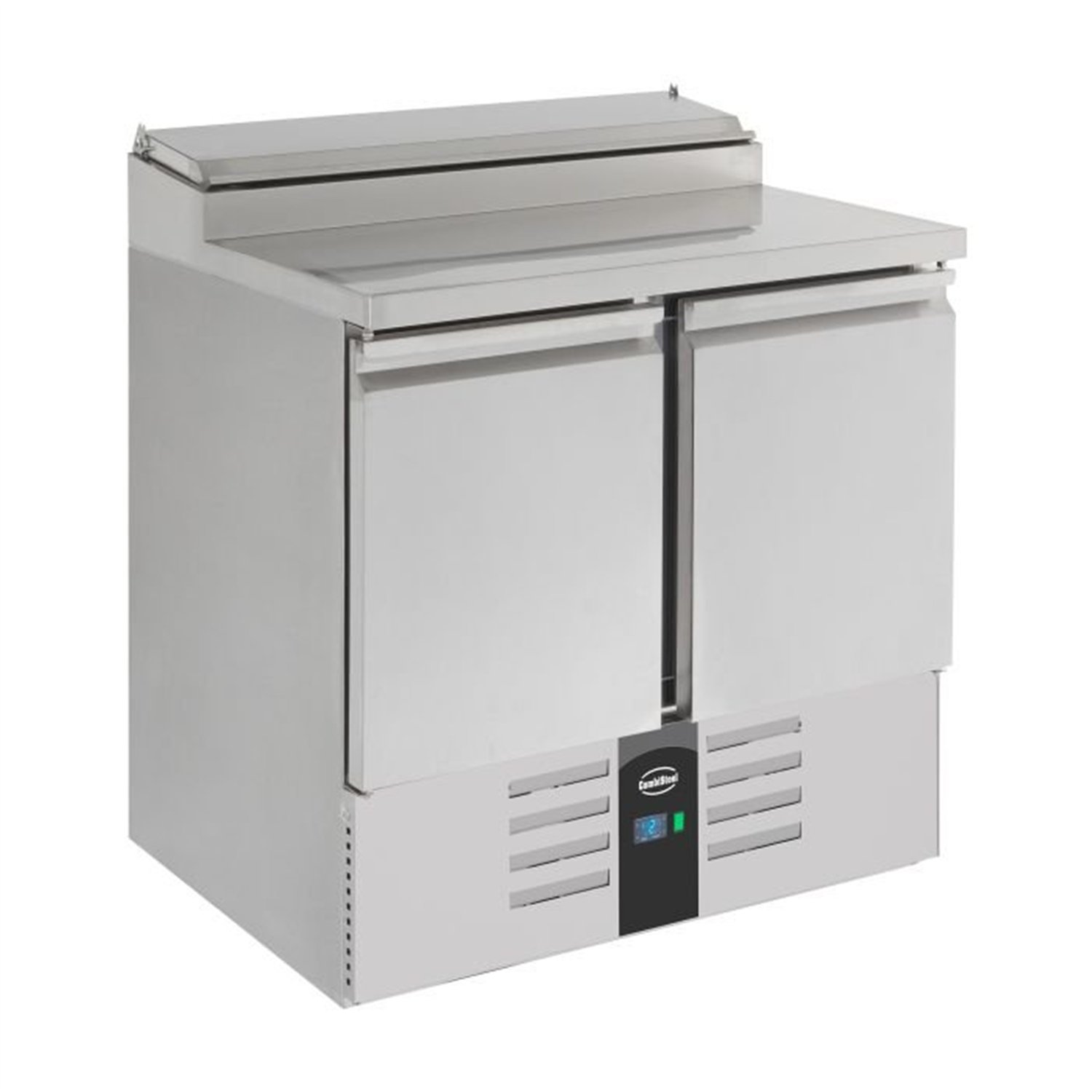 Saladette, 2 uși, 5 compartimente 1/6GN, SALADETTE 2 DOORS 5x1/6GN CONTAINER, Combi Steel