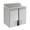 Saladette, 2 uși, 5 compartimente 1/6GN, SALADETTE 2 DOORS 5x1/6GN CONTAINER, Combi Steel