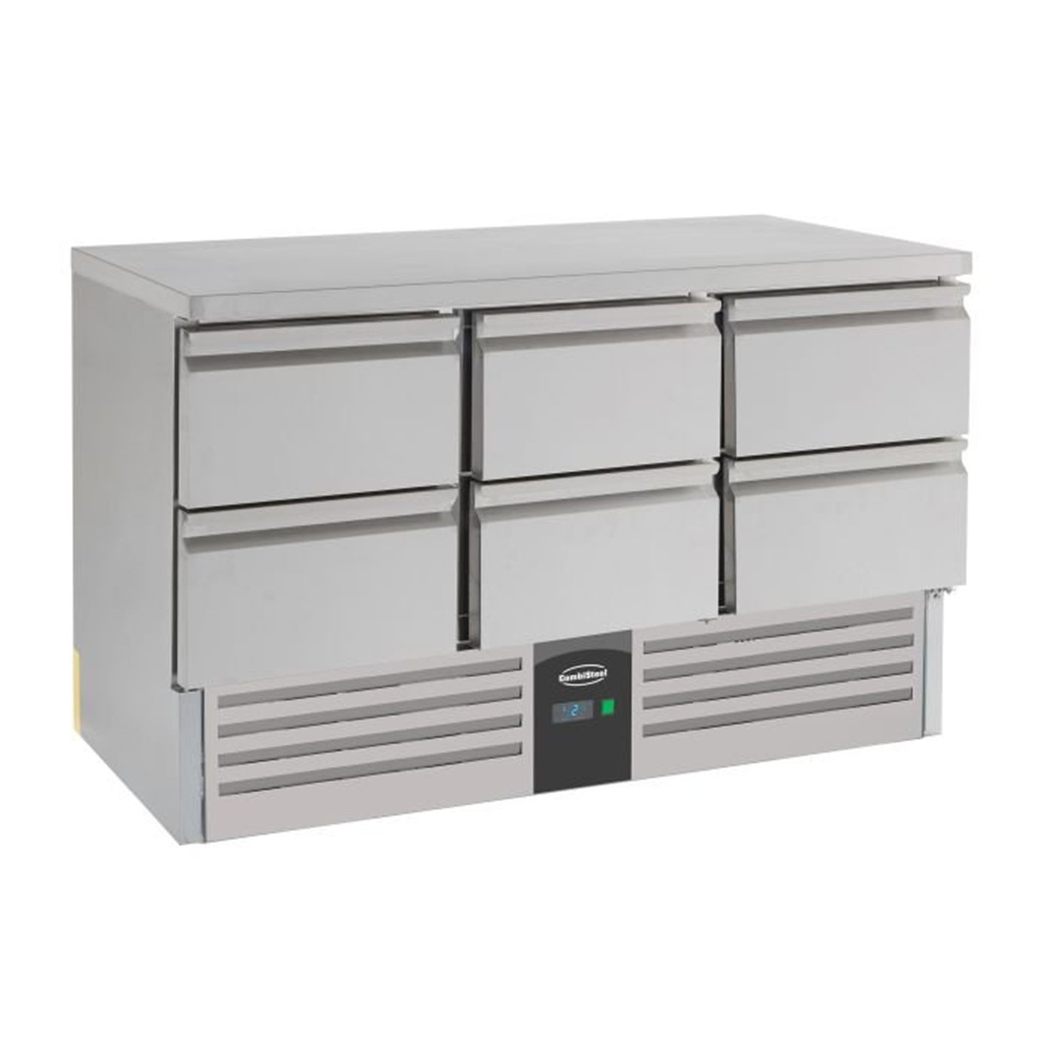 Masă frigorifică, 6 sertare, Combi Steel