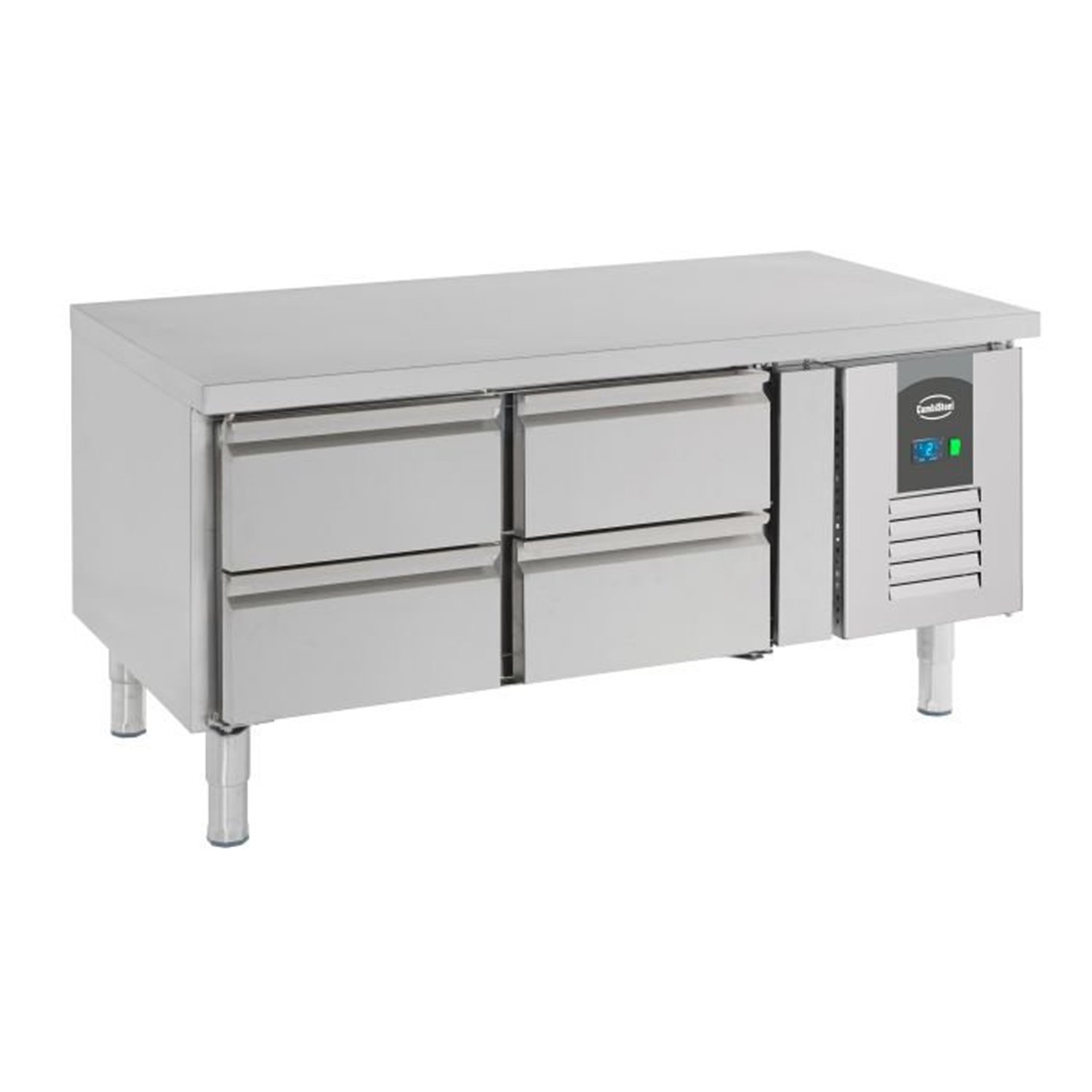 Masă refrigerată, 650 mm înălțime, 4 sertare, REFRIGERATED COUNTER 650 HEIGHT 4 DRAWERS, Combi Steel