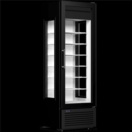 Congelator comercial, cu uși din sticlă, 300 litri, CRF 300 3D GLASS, Crystal