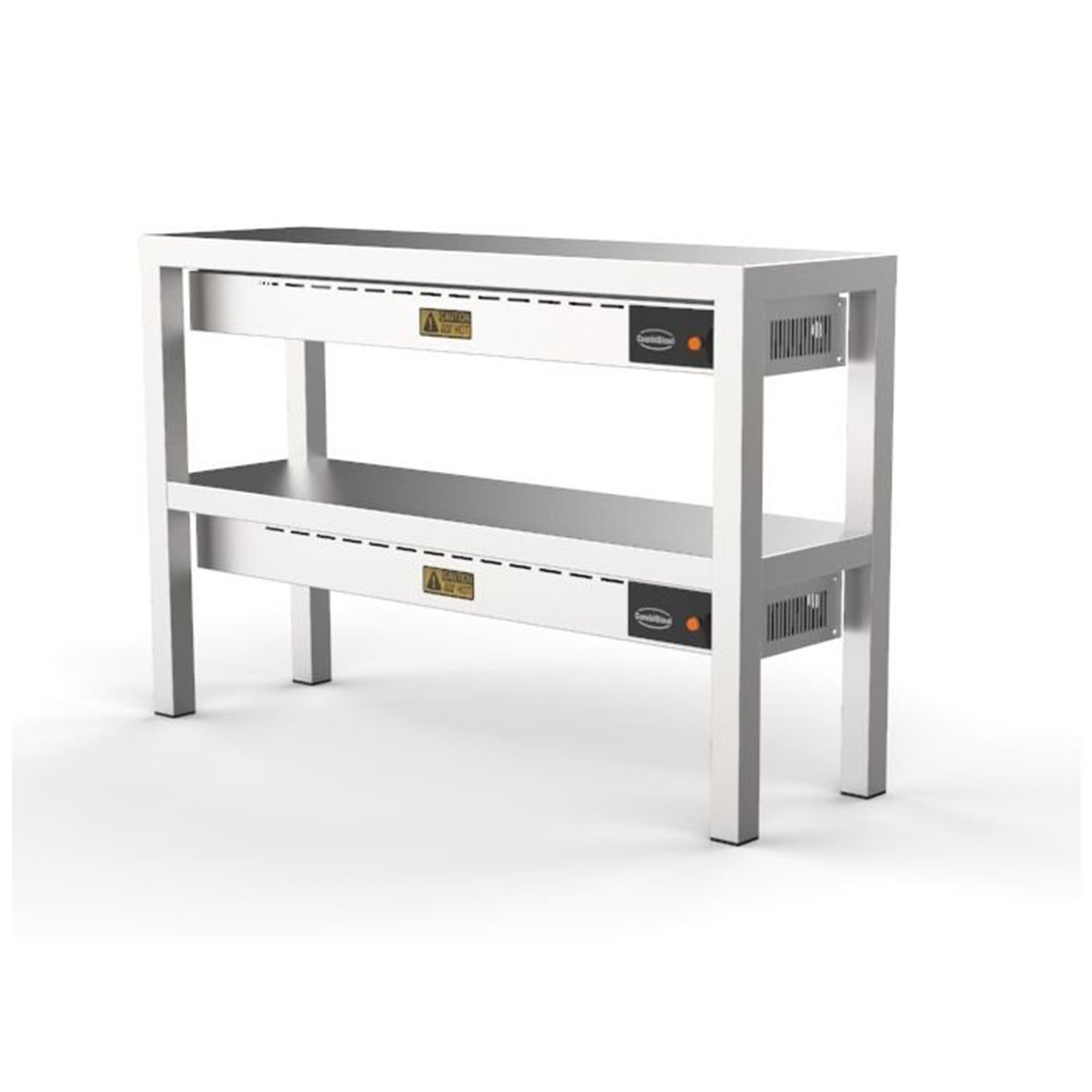 Încălzitor ceramic de servire, 2 niveluri, 6 încălzitoare de 250W, OVERSHELF CERAMIC HEATED 2 LEVELS 1200, Combi Steel.