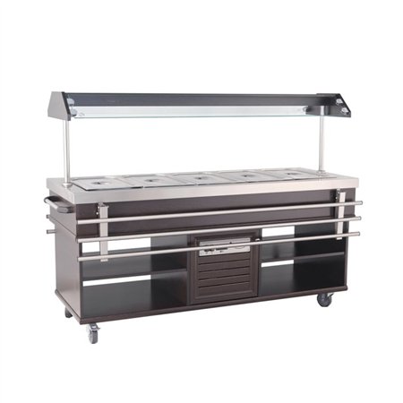 Bufet cald, GN 5/1, Combi Steel