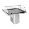 Vitrină frigorifică pentru pește, 1.4 m, Combi Steel