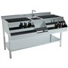 Stație bar cocktail, 1600 mm, Combi Steel