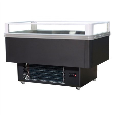 Insulă refrigerată și congelată, 1.5 m, Combi Steel