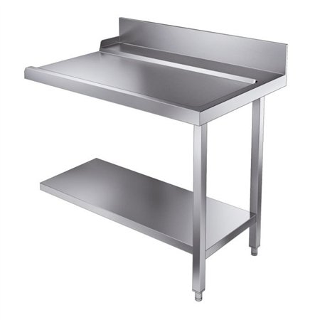 Masă de ieșire cu raft inferior, 1100 mm, dreapta, pentru modelul 7280.0045-0046, Combi Steel