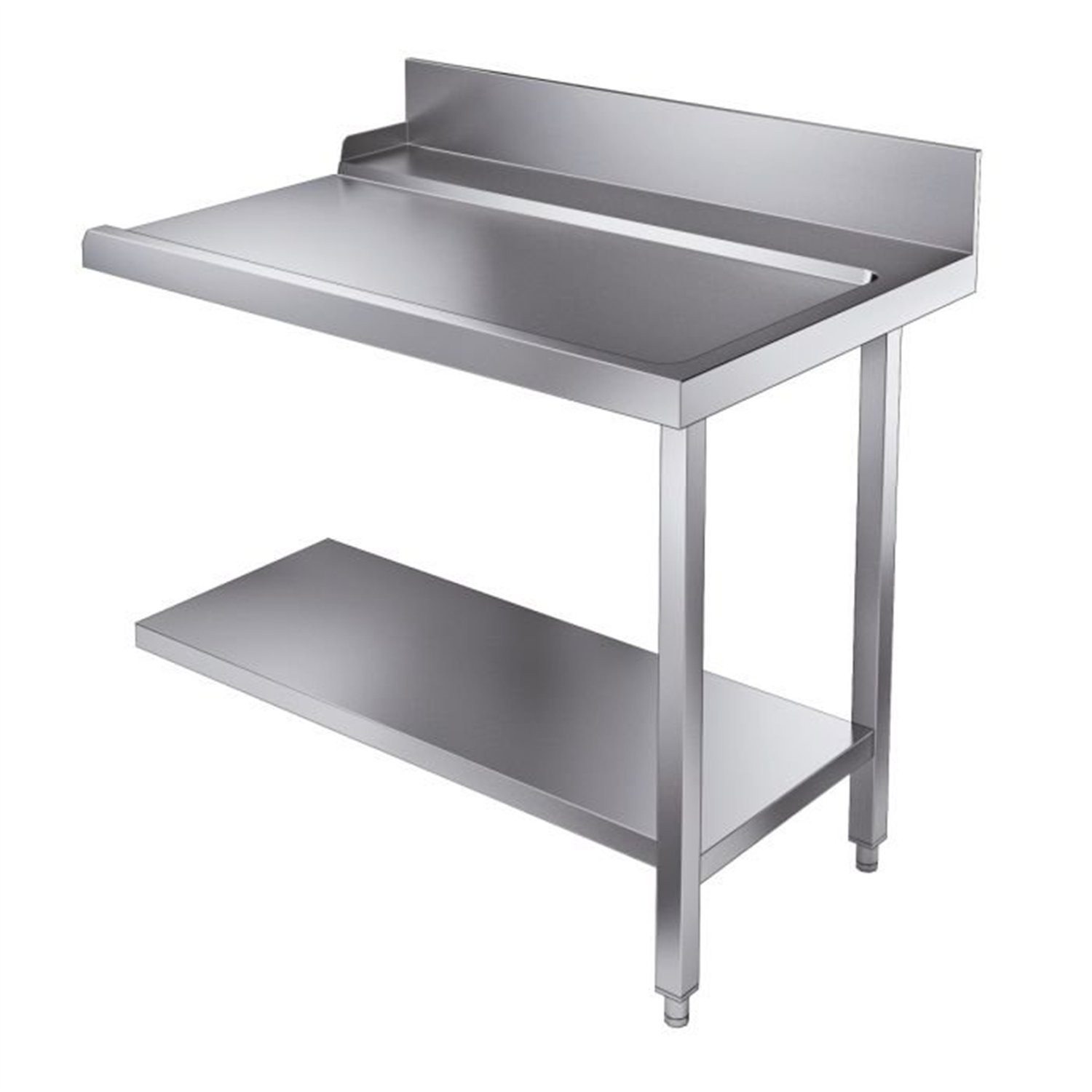Masă de ieșire cu raft inferior, 1100 mm, dreapta, pentru modelul 7280.0045-0046, Combi Steel