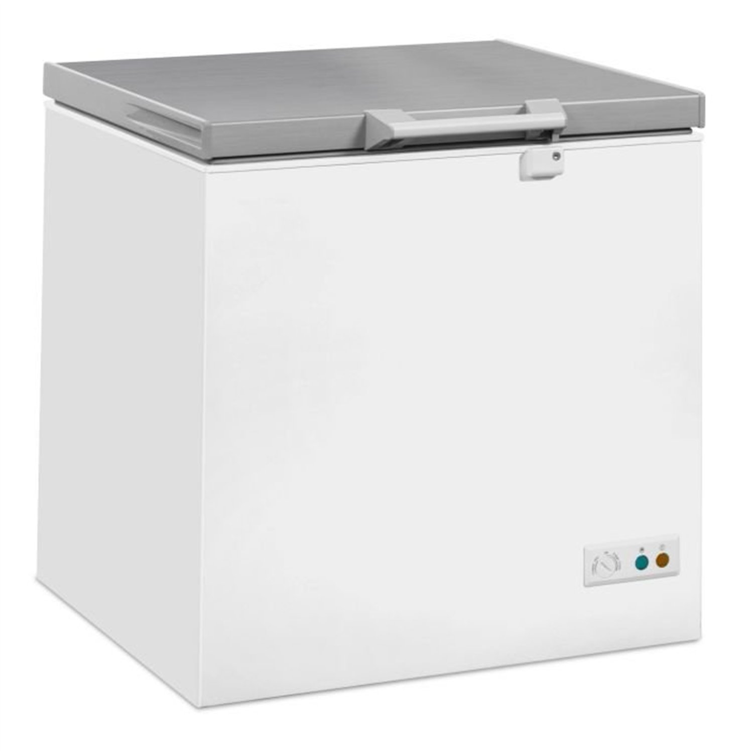Ladă frigorifică, capac din oțel inoxidabil, 202 L, Combi Steel