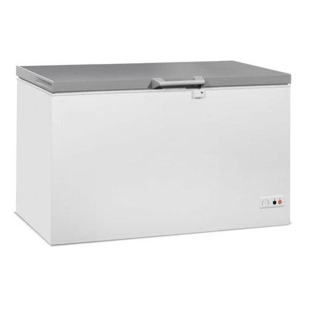 Ladă frigorifică, capac din oțel inoxidabil, 407 L, Combi Steel
