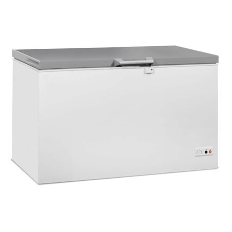 Ladă frigorifică, capac din oțel inoxidabil, 407 L, Combi Steel