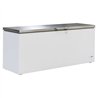 Ladă frigorifică, capac din oțel inoxidabil, 635 L, Combi Steel