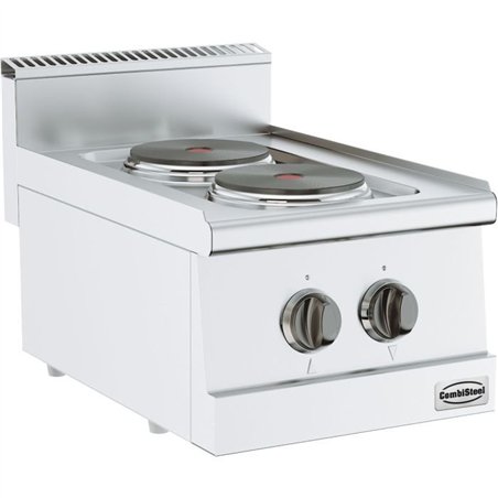 Plită electrică, 2 zone de gătit, BASE 600 ELECTRIC RANGE 2 PL., Combi Steel