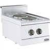 Plită electrică, 2 zone de gătit, BASE 600 ELECTRIC RANGE 2 PL., Combi Steel