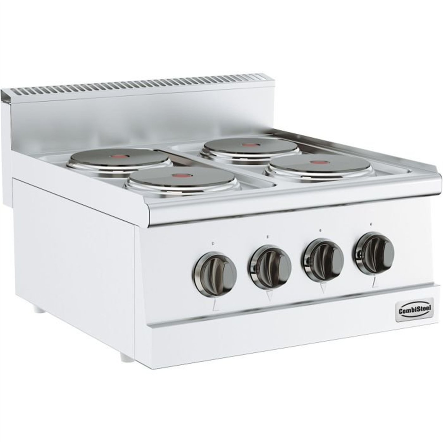 Plită electrică, 4 zone de gătit, BASE 600 ELECTRIC RANGE 4 PL., Combi Steel