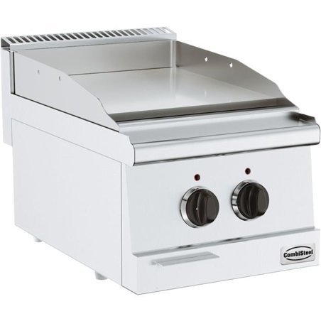 Plită de gătit, Fry Top din oțel inoxidabil, BASE 600 EL. FRY TOP CHROME, Combi Steel