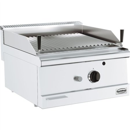 Grătar pe gaz cu piatră vulcanică, 600 mm, BASE 600 GAS LAVA STONE GRILL, Combi Steel